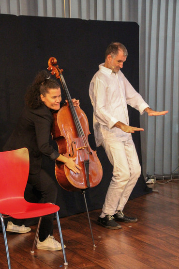 Décembre - Spectacle Gilles Bizouerne et Ariane Lysimaque à la médiathèque