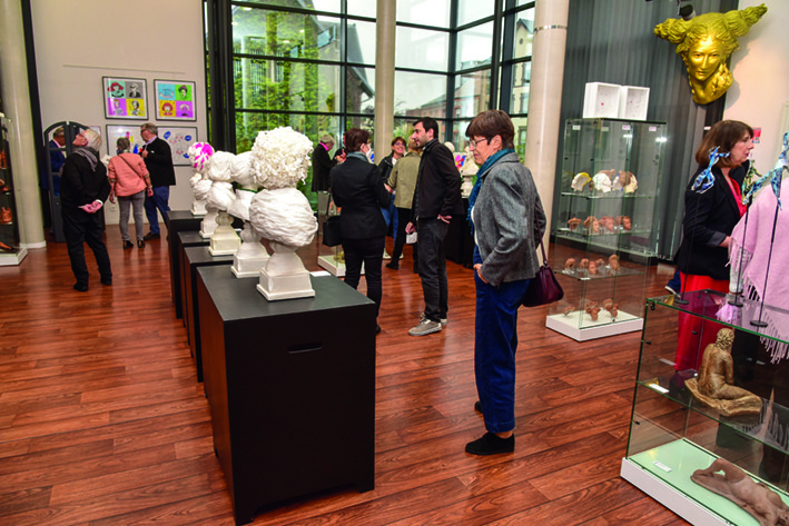 Octobre - Exposition Amies de Claudine Parra et Sylvie Chrétien à la médiathèque