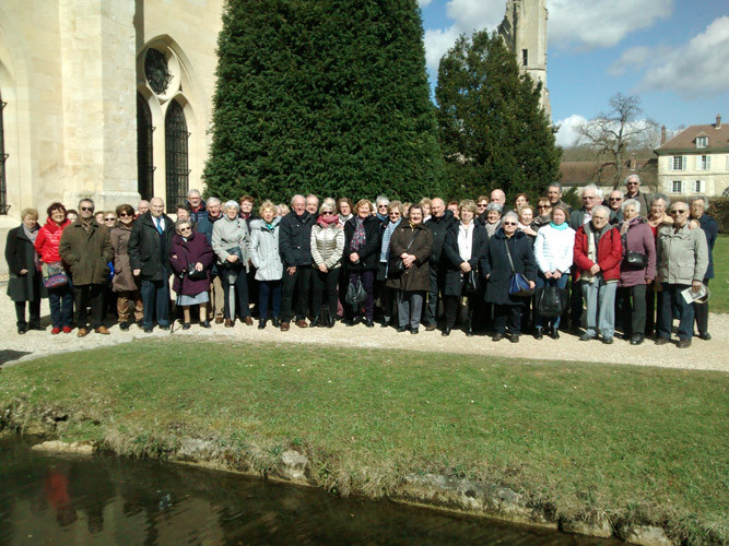 Mars - Visite de l'Abbaye de Royaumont