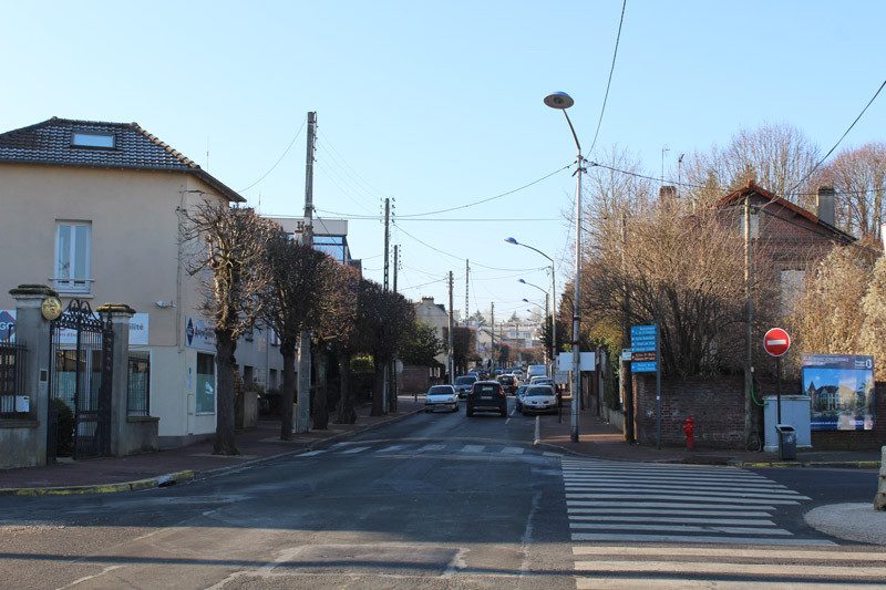 Avenue Jean Jaurès aujoud'hui - Avenue de la Gare hier