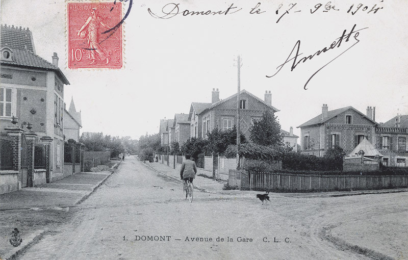 Avenue de la Gare hier - Avenue Jean Jaurès aujourd'hui