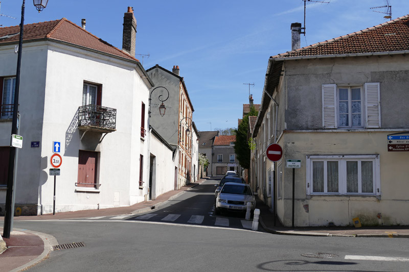 rue Veuve Cousin aujourd'hui - rue aux Moines hier