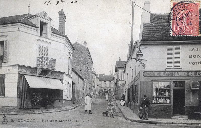 rue aux Moines hier - rue Veuve Cousin aujourd'hui