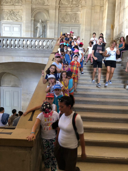 Août Elémentaire - Visite du Château de Versailles