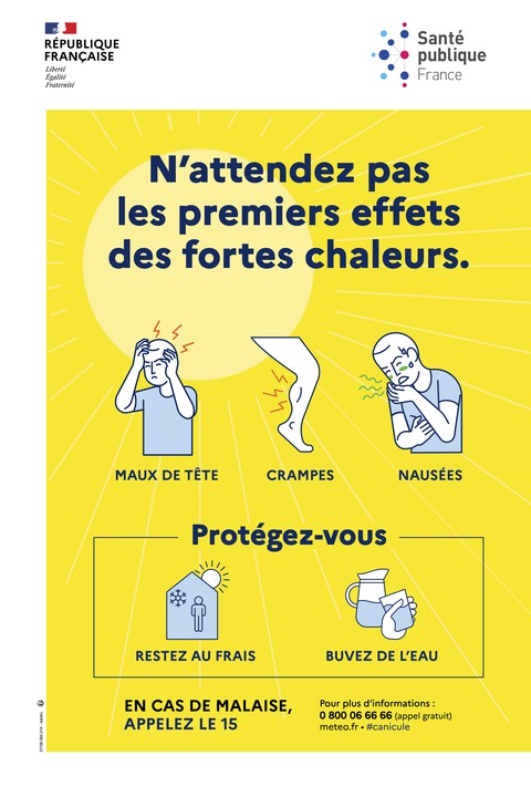 Affiche Canicule 2021 Affiche Canicule 2021