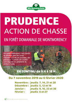 Affiche chasse saison 2019 - 2020 Affiche chasse saison 2019 - 2020