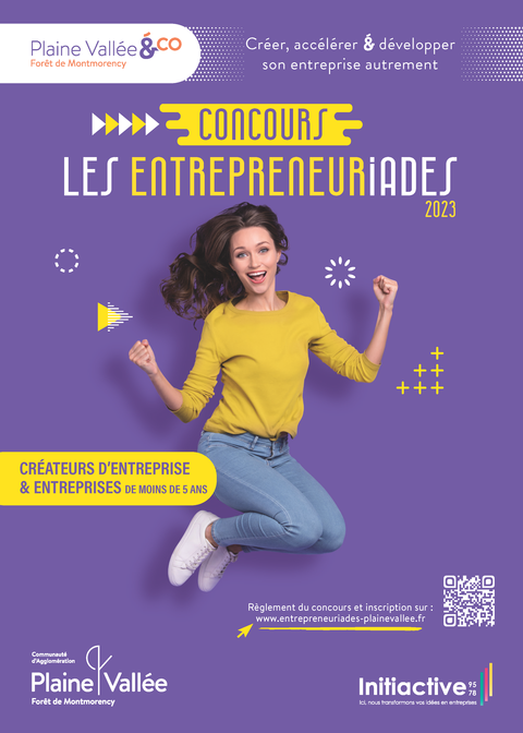 Affiche Entrepreneuriades-PV 2023