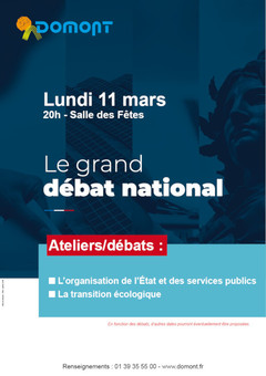 Affiche grand débat national mars 2019 Affiche grand débat national mars 2019