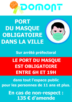 AFFICHE PORT DU MASQUE complet Mars 2021