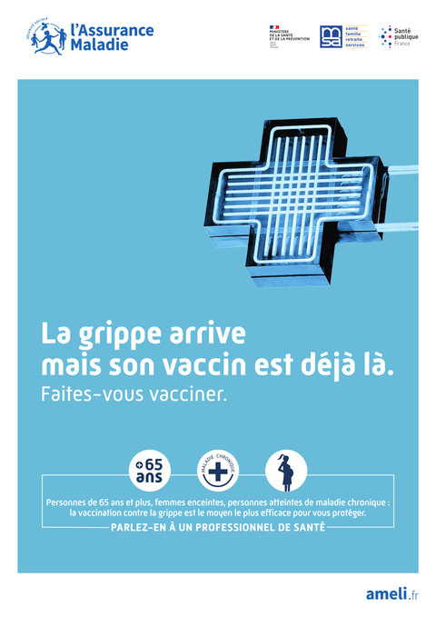 Affiche vaccination grippe oct 2022 Affiche vaccination grippe oct 2022
