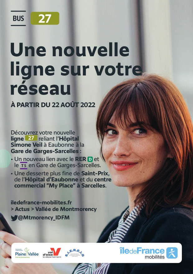 Affiche VALMY nouvelle ligne bus 27 août 2022