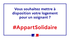 Appart solidaire pour personnel soignant