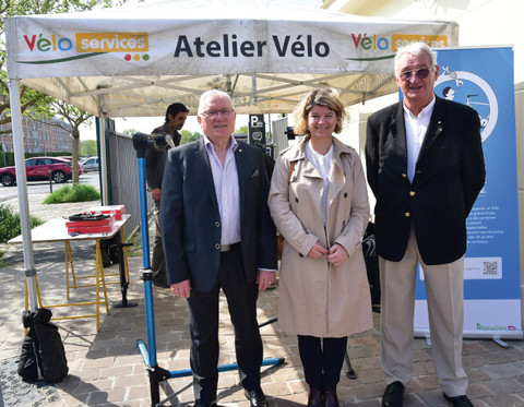 Ateliers solidaires vélos inauguration mai 2022