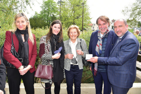 Cérémonie hommage Régis Ponchard salle des fêtes avril 2022