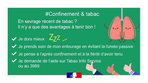 Confinement et tabac Covid-19 avril 2020