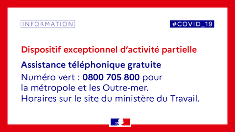 Dispositif exceptionnel activité partielle