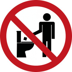 Logo ne pas jeter dans les toilettes