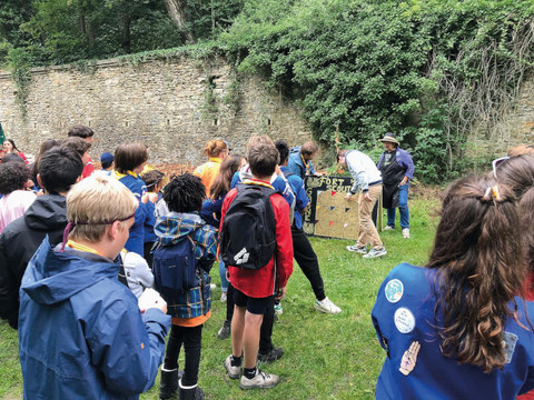 Scouts camp au fort Dom sept 2022