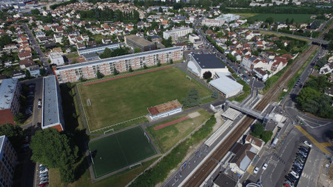 Stade Jean Jaurès vue aérienne 2022