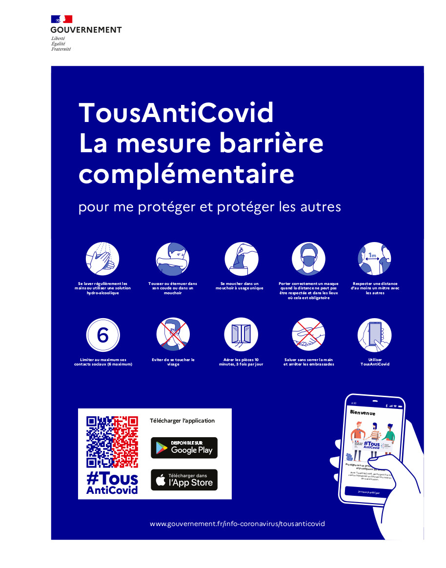 Tous Anti Covid mesures barrières oct 2020