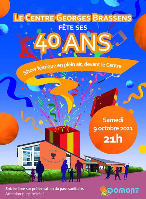 Affiche 40 ans Brassens oct 2021