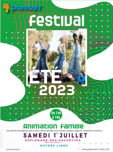 Affiche animation famille juillet 2023