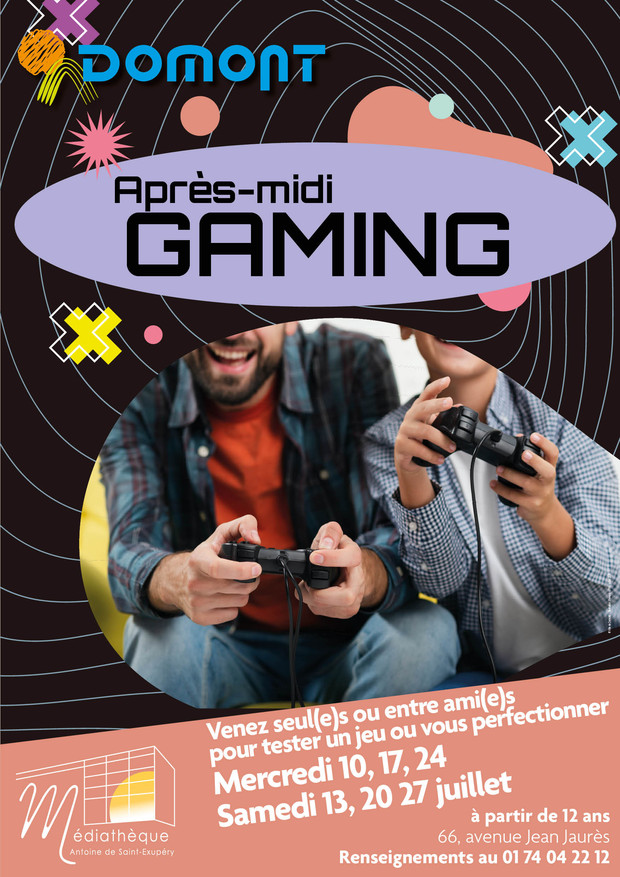 Affiche après-midi GAming