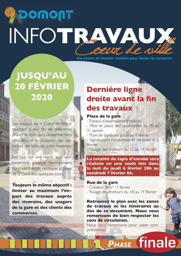 Affiche Coeur de ville phase finale février 2020 Affiche Coeur de ville phase finale février 2020
