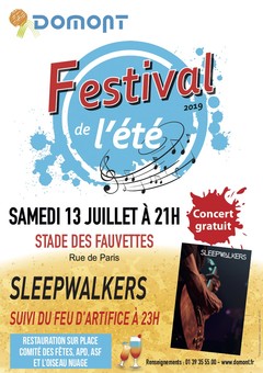 Affiche concert Sleepwalkers Affiche concert Sleepwalkers