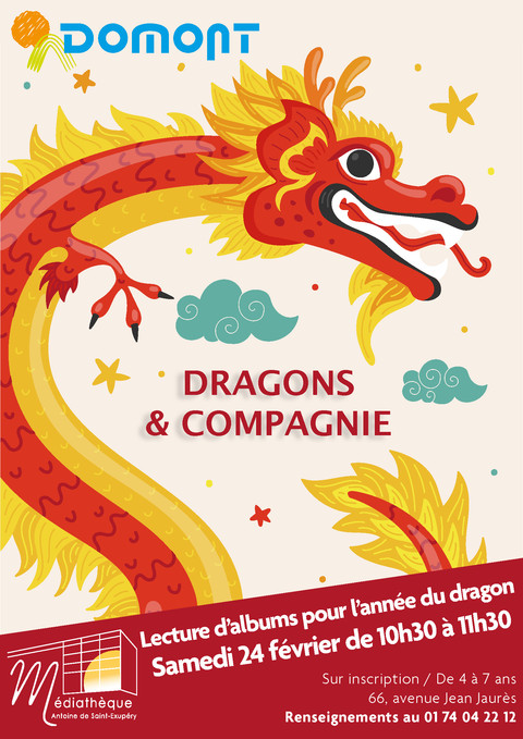 Affiche Dragons et compagnie fév 2024