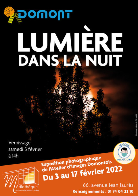 Affiche exp lumière dans la nuit aid fév 2022