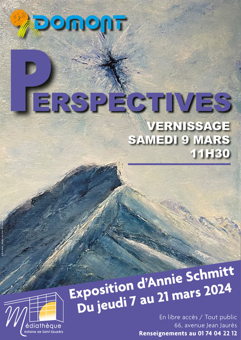 Affiche Expo Annie Schmitt mars 2024