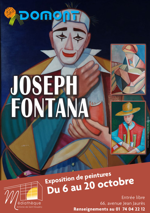 Affiche expo Joseph Fontana Med oct 2022