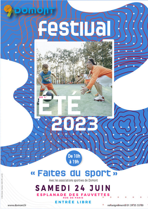 Affiche Faites du sport juin 2023