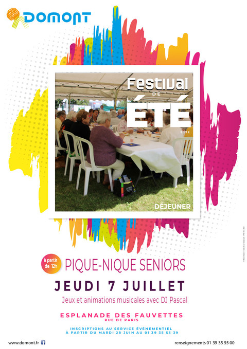 Affiche Festival 2022 pique nique senior Affiche Festival 2022 pique nique senior