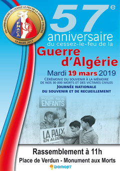 Affiche Fnaca 19 mars 2019 Affiche Fnaca 19 mars 2019