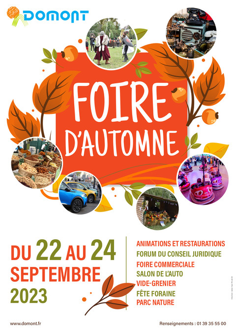 Affiche Foire d'automne 2023