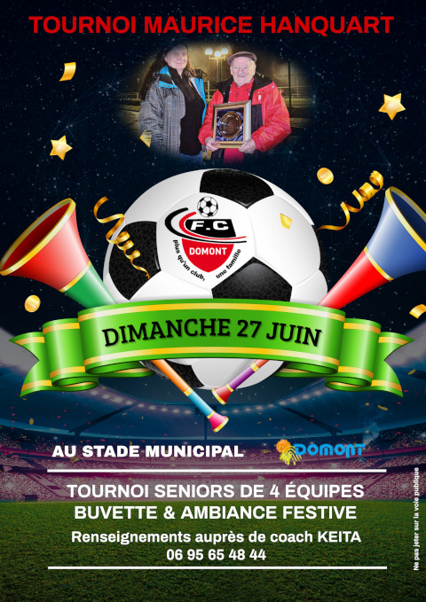 Affiche football Tournoi SENIORS juin 2021