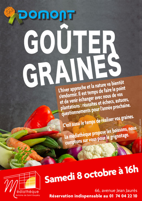 Affiche gouter graines Med oct 2022 Affiche gouter graines Med oct 2022