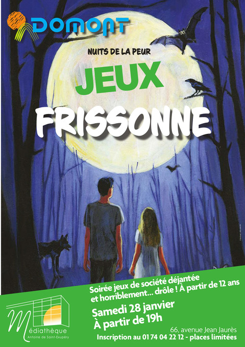 Affiche jeux frissonne janvier 2023