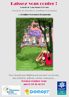 Affiche Laissez-vous conter Brassens site avril 2020 Affiche Laissez-vous conter Brassens site avril 2020