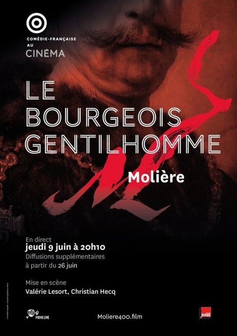 Affiche Le bourgeois gentilhomme ciné domont juin 2022