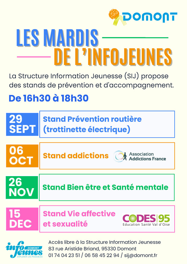Affiche - Mardi de l'info jeune