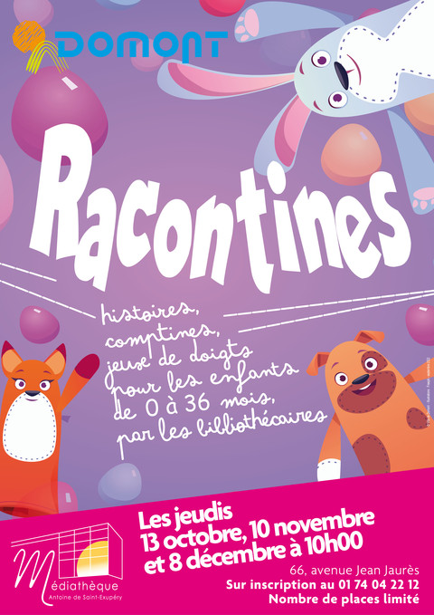 Affiche Racontines oct nov déc 2022 Affiche Racontines oct nov déc 2022