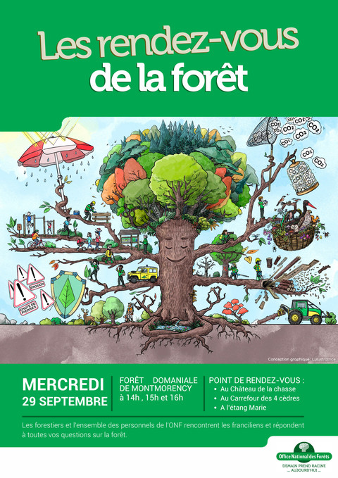 Affiche rdv forêt ONF sept 2021