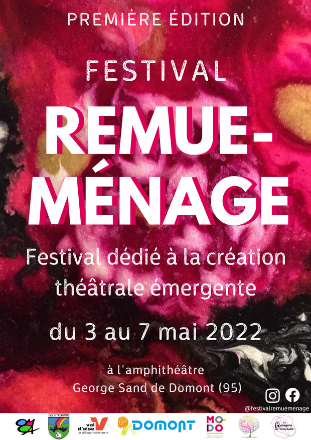 Affiche Remue-ménage théâtre mai 2022