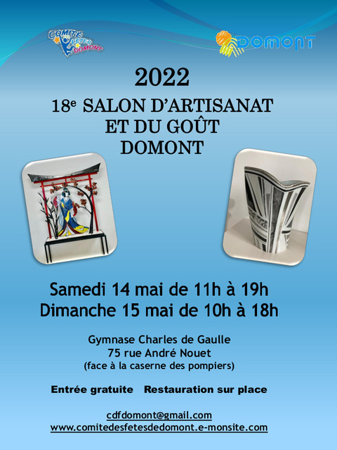 Affiche Salon d'artisanat et du goût mai 2022