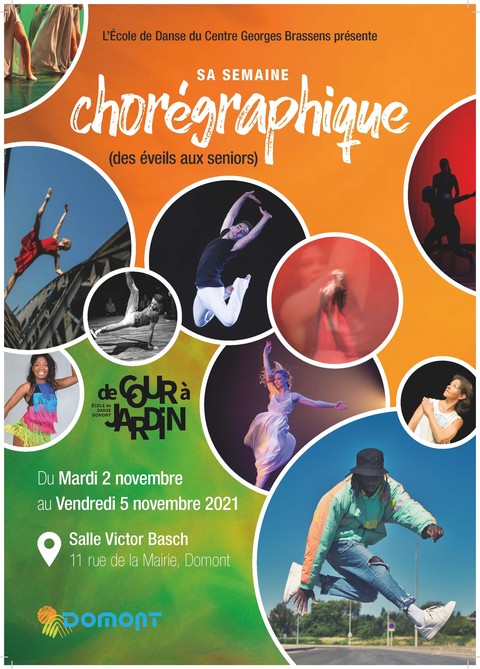 Affiche semaine Chorégraphique Brassens nov 2021