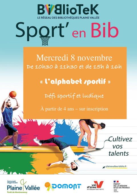 Affiche sport bib alphabet nov 2023