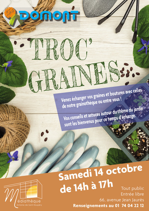 Affiche Troc graines 14 octobre 2023 ok